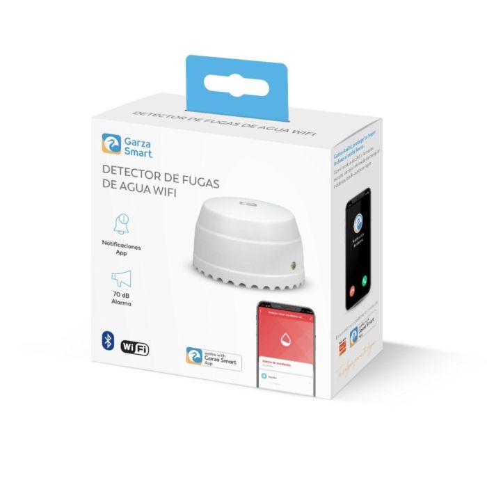 Garza 401346C Detector de Seguridad de Inundación Smart Wifi con Alarma Sonora y Notificaciones en Tiempo Real 5