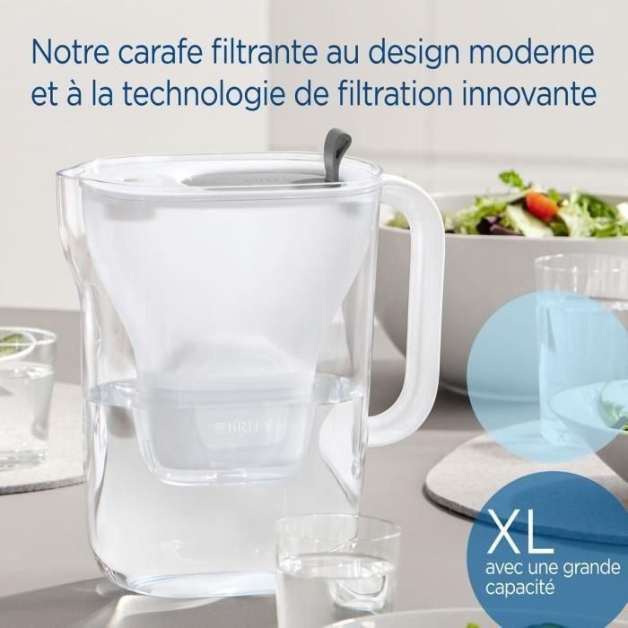 Estilo de filtrado de Brita CARAFE XL Gray (3.6L) incluyó 1 cartucho de filtro Maxtra Pro All-in-1 1 Estilo de filtrado de Brita CARAFE XL Gray (3.6L) incluyó 1 cartucho de filtro Maxtra Pro All-in-1 1