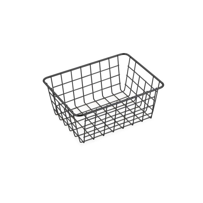 Cesta de metal organizadora Confortime 24x18x10 cm (12 Unidades) 7 Cesta de metal organizadora Confortime 24x18x10 cm (12 Unidades) 7