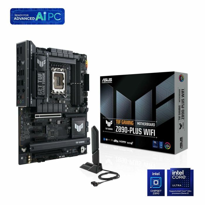 ASUS TUF GAMING Z890-PLUS WiFi Placa Base LGA1851 con Chipset Intel Z890, DDR5, ATX 15