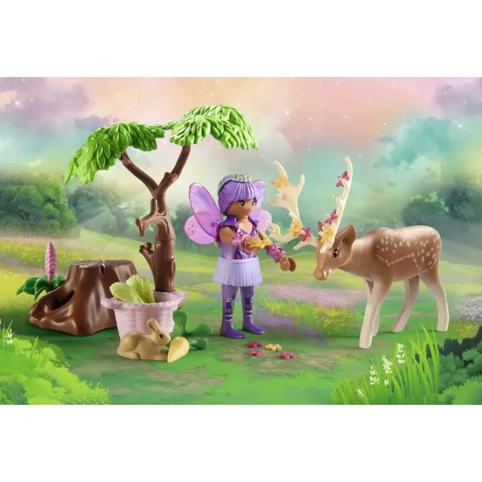 Playmobil Starter Pack Hadas Con Animales Del Bosque 71800 2