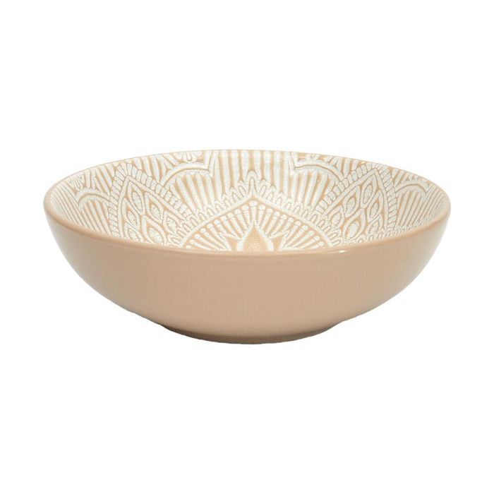 Plato Hondo Beige Sahar Home Deco Factory diámetro 18,5