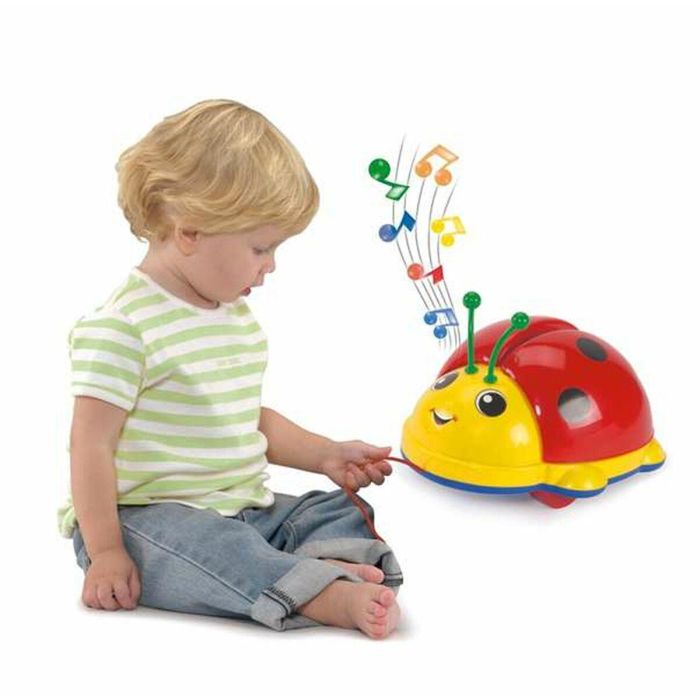 Molto Juguete de Arrastre Mariquita Lady Bug con Sonidos 23 cm de Plástico para Niños +1 Año 1 Molto Juguete de Arrastre Mariquita Lady Bug con Sonidos 23 cm de Plástico para Niños +1 Año 1