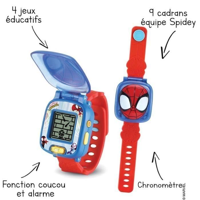 VTech Spidey Reloj de Juego Interactivo Multifunción para Niños con Personajes Spidey, Ghost-Spider y Spinn 5 VTech Spidey Reloj de Juego Interactivo Multifunción para Niños con Personajes Spidey, Ghost-Spider y Spinn 5