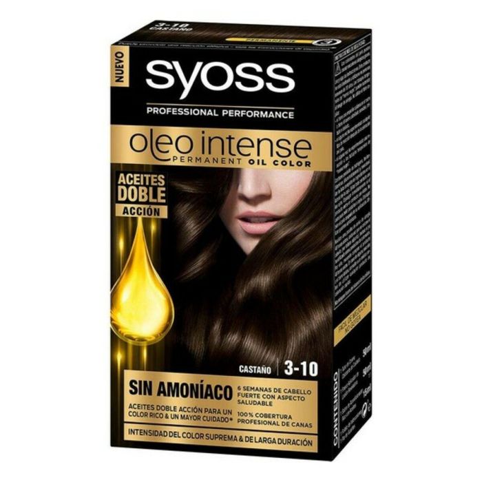 Syoss Oleo Intense Tinte Sin Amoniaco #6.76-Cobrizo Ambar 3.10-castaño 5 pz Syoss Oleo Intense Tinte Sin Amoniaco #6.76-Cobrizo Ambar 3.10-castaño 5 pz