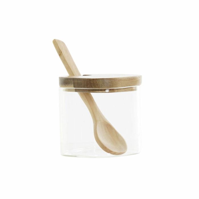 Bote Basicos DKD Home Decor Natural Transparente 8 x 1.5 x 20.5 cm Set de 3 2 Bote Basicos DKD Home Decor Natural Transparente 8 x 1.5 x 20.5 cm Set de 3 2