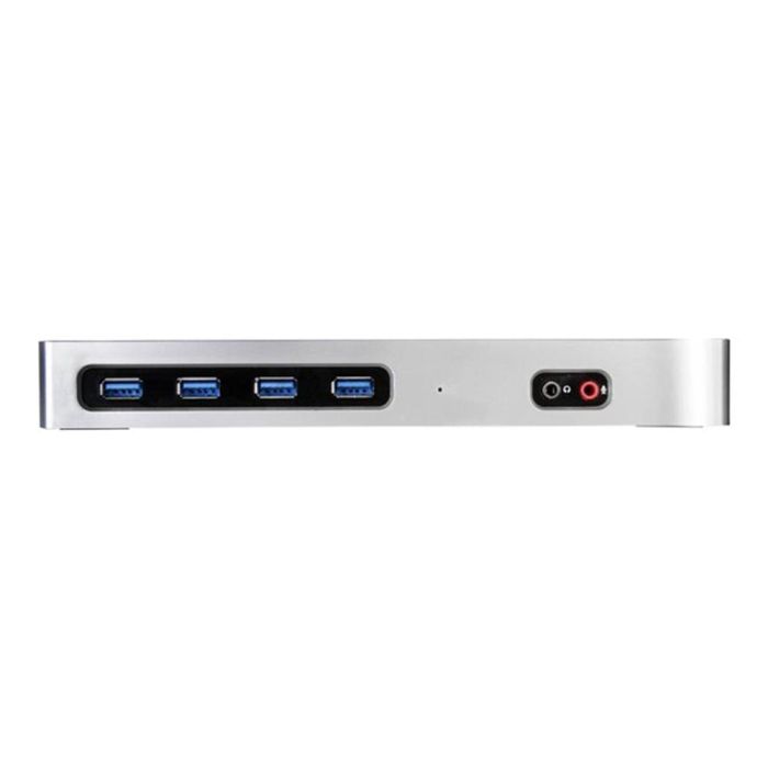 Hub USB Startech DK30A2DH Negro/Plateado Plateado 40 W