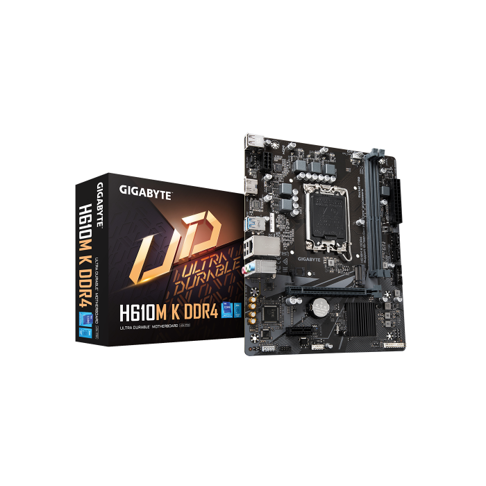 Placa Base Gigabyte H610M K DDR4 Socket 1700/ Micro ATX Placa Base Gigabyte H610M K DDR4 Socket 1700/ Micro ATX