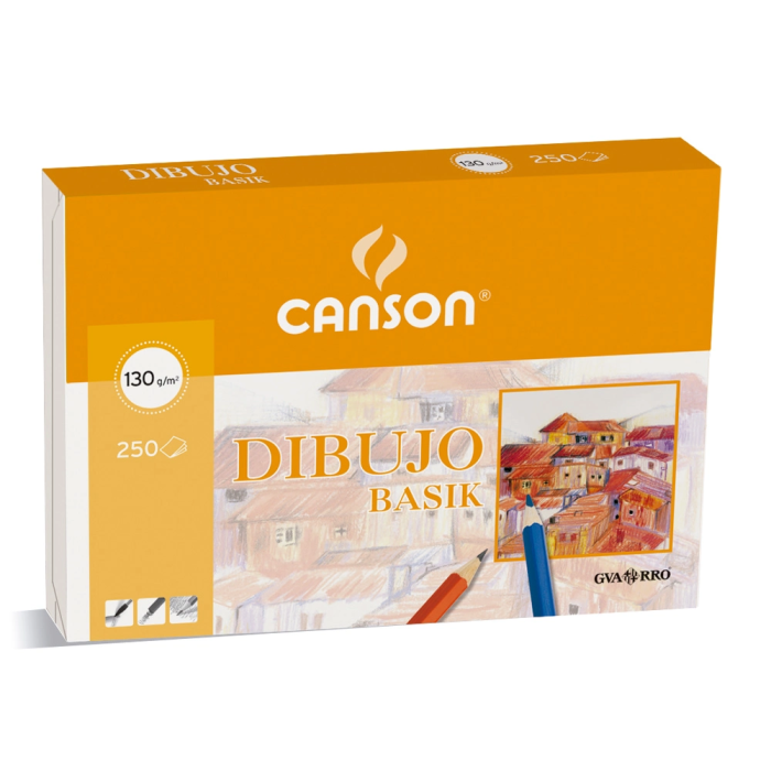 Canson Papel Dibujo Artístico Básico 32.5x46 cm 130 gr Blanco Natural 1