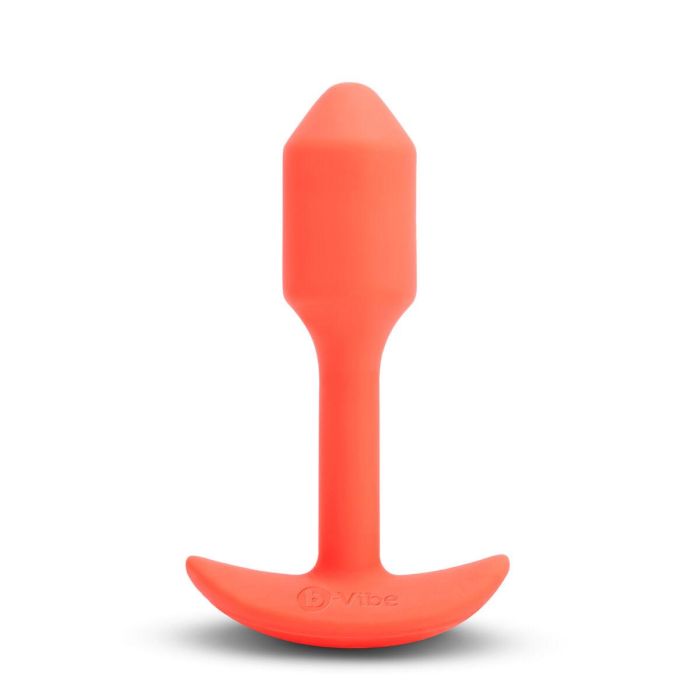 Plug Anal B-Vibe Vibrating Snug Naranja 8