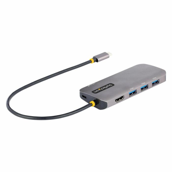 Dockstation Startech 127B-USBC-MULTIPORT Gris 4K Ultra HD Dockstation Startech 127B-USBC-MULTIPORT Gris 4K Ultra HD