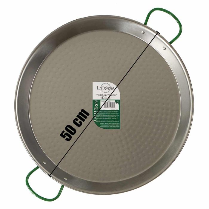 Paellera Pulida 50 Cm 13 Raciones La Dehesa (4 Unidades) 2 Paellera Pulida 50 Cm 13 Raciones La Dehesa (4 Unidades) 2