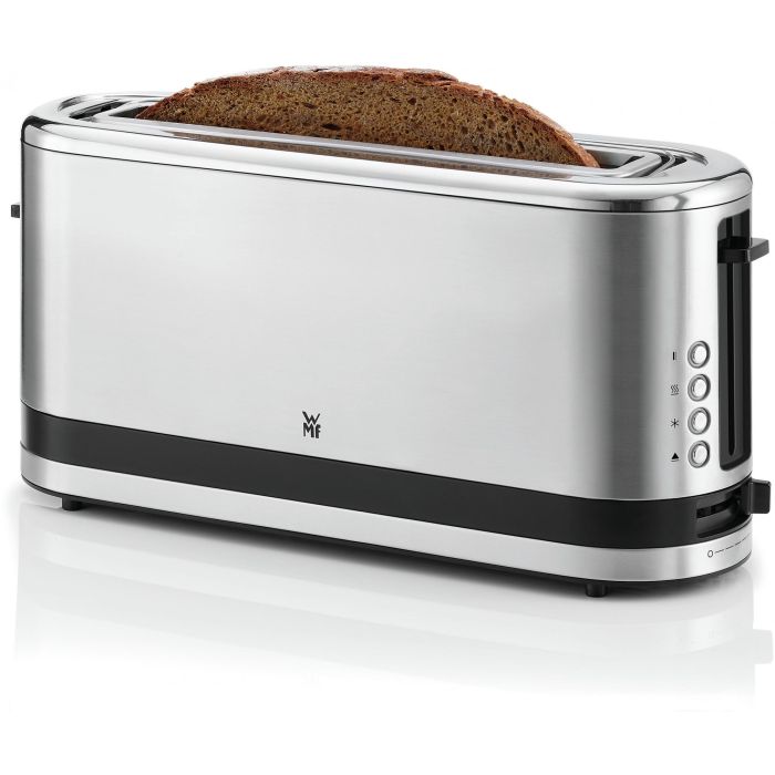 WMF 04.1412.0011 Tostador de Ranura Larga KÜCHENminis 2 Rebanadas, Acero Inoxidable, 900W, Descongelar y Recalentar 1 WMF 04.1412.0011 Tostador de Ranura Larga KÜCHENminis 2 Rebanadas, Acero Inoxidable, 900W, Descongelar y Recalentar 1