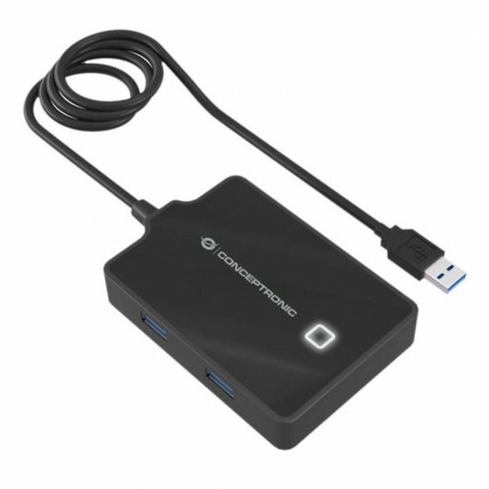 Conceptronic Hubbies11B Hub USB 3.0 de 4 Puertos, Alta Velocidad 5 Gb/s, Negro 5 Conceptronic Hubbies11B Hub USB 3.0 de 4 Puertos, Alta Velocidad 5 Gb/s, Negro 5