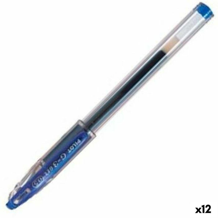 Bolígrafo de gel Pilot G-3 Azul 0,5 mm (12 Unidades) Bolígrafo de gel Pilot G-3 Azul 0,5 mm (12 Unidades)