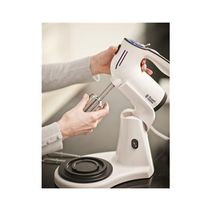 Russell Hobbs 21200-56 Batidora Amasadora Fija y de Mano Aura, 5 Velocidades + Turbo, Bol 3.5L 1