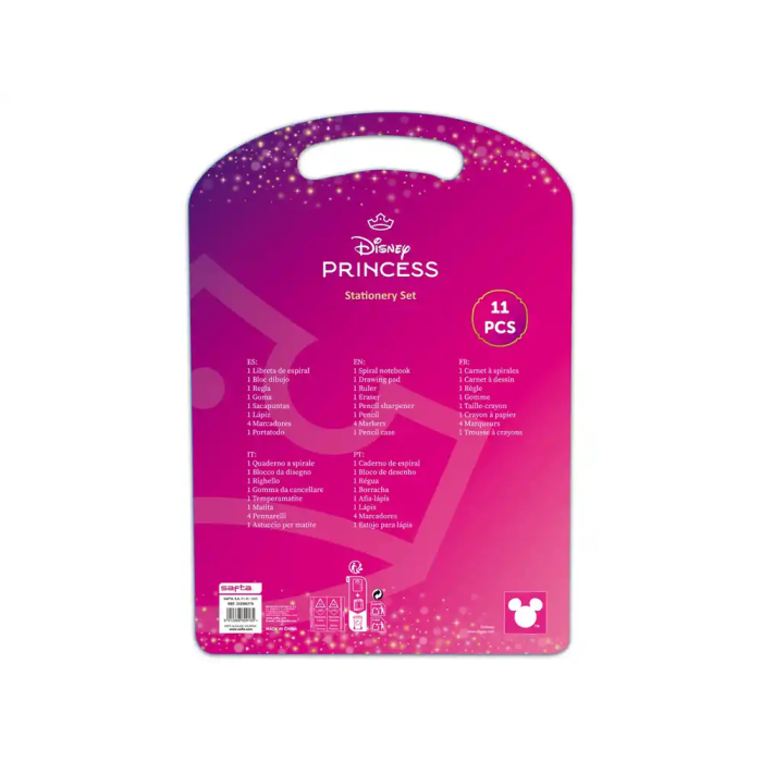 Safta Set Escritura Princesas Disney "Bloom" 27x37,5x3 Cm 1