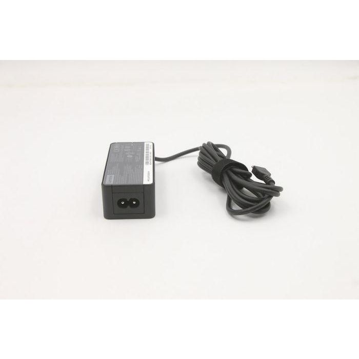 Lenovo 45W USB-C power adapter, delivers multiple output voltages: 20V, 15V, 9V, 5V, dual-port design for versatile use. 2 Lenovo 45W USB-C power adapter, delivers multiple output voltages: 20V, 15V, 9V, 5V, dual-port design for versatile use. 2