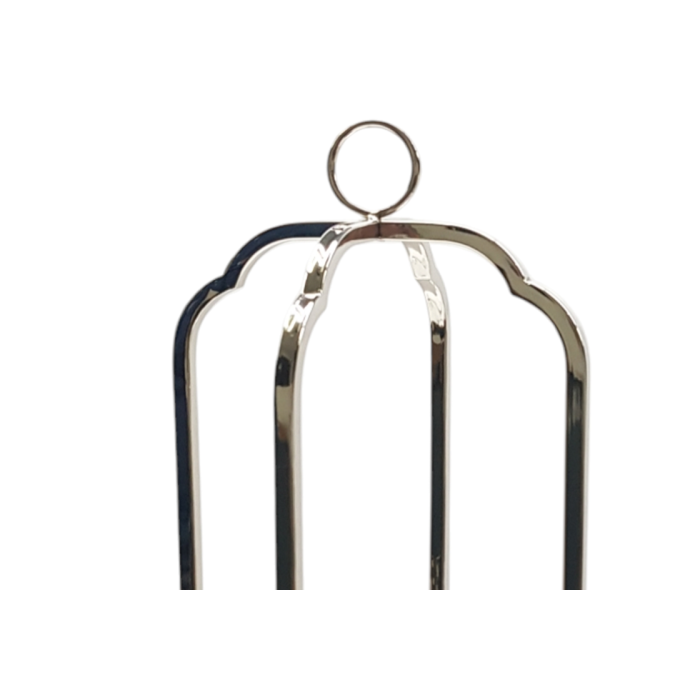 Portavela Moderno DKD Home Decor Plateado 21 x 49 x 21 cm 2 Portavela Moderno DKD Home Decor Plateado 21 x 49 x 21 cm 2