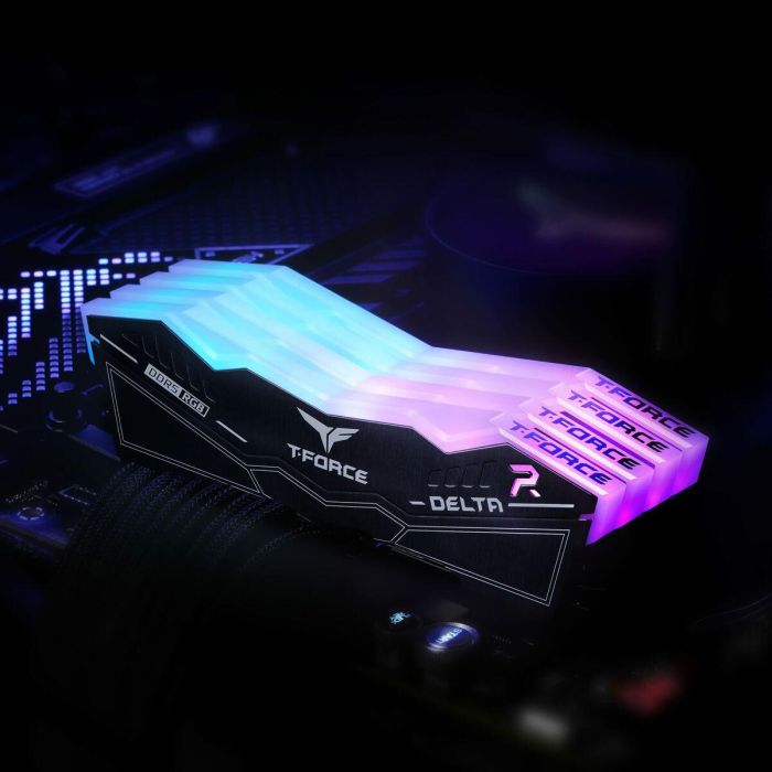 Team Group T-FORCE DELTA RGB DDR5 Módulo Memoria RAM 64GB (2x32GB) 6000MHz CL38 Intel XMP 3.0 Negro K2 TEM 9 Team Group T-FORCE DELTA RGB DDR5 Módulo Memoria RAM 64GB (2x32GB) 6000MHz CL38 Intel XMP 3.0 Negro K2 TEM 9