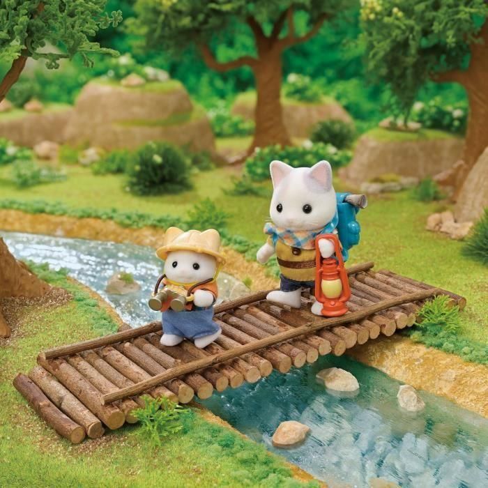 Figuras Articuladas - SYLVANIAN FAMILIES - Hijo y Bebé Gato Latte - Aventura en el Bosque Secreto 3