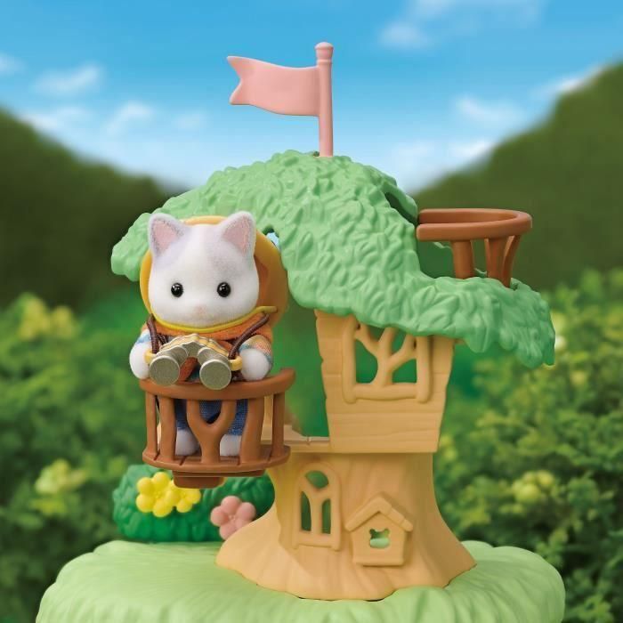 Figuras Articuladas - SYLVANIAN FAMILIES - Hijo y Bebé Gato Latte - Aventura en el Bosque Secreto 5