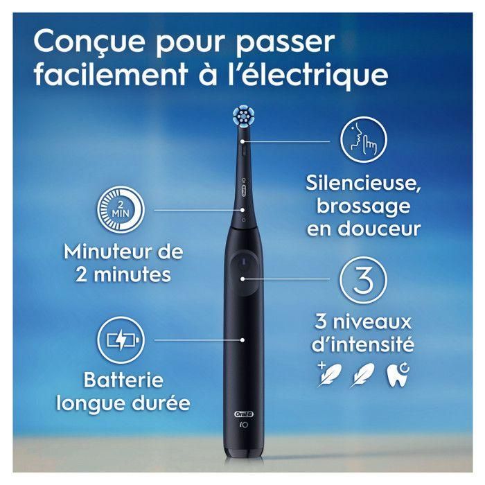 Oral-B AAAPZ07396 Cepillo de dientes eléctrico iO2 Negro con 3 modos y temporizador de 2 minutos 4 Oral-B AAAPZ07396 Cepillo de dientes eléctrico iO2 Negro con 3 modos y temporizador de 2 minutos 4