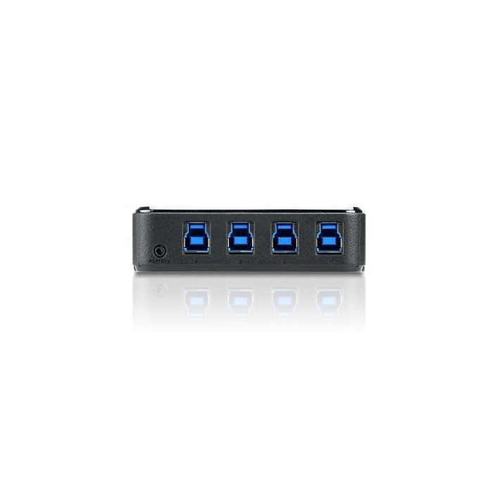 Aten US434 Dispositivo de Compartición de Periféricos USB 3.0 de 4 Puertos, Compatible con 4 Ordenadores 2