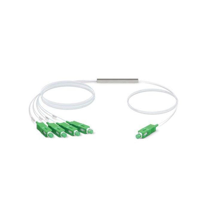 Ubiquiti UFiber Splitter Óptico 1x4 SC/APC, 1260-1650 nm, 4.06 m
