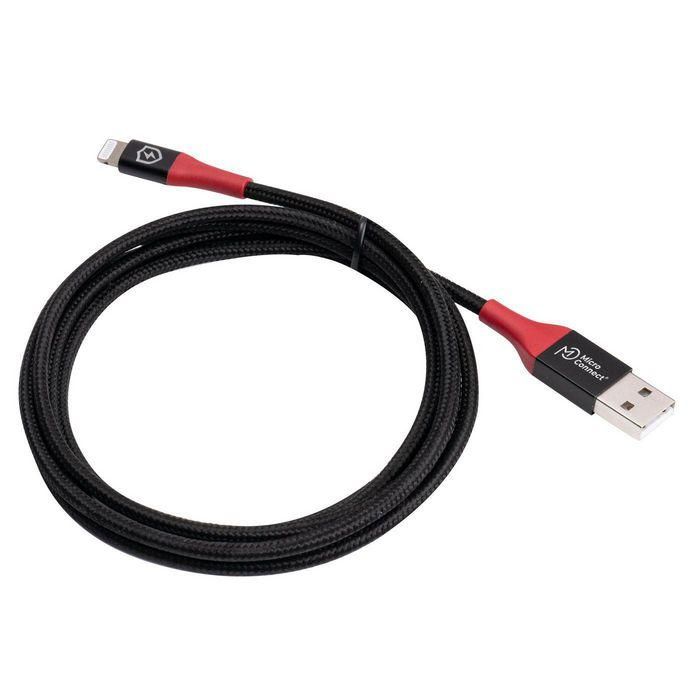 MicroConnect Cable USB-A a Lightning 1.5m, Solo Carga Segura, Bloqueador de Datos Anti Robo/Malware, Certificado MFi 2