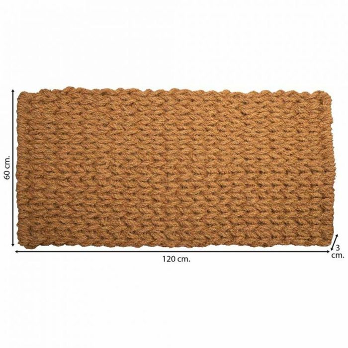 Felpudo Alexandra House Living Natural Fibra de coco 3 x 120 x 60 cm 4