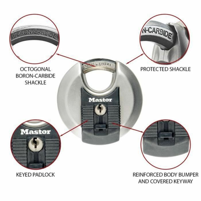Candado de llave Master Lock M40EURT (2 Unidades) 5 Candado de llave Master Lock M40EURT (2 Unidades) 5