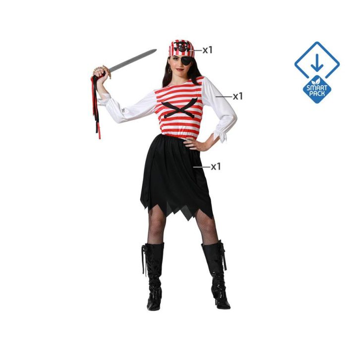 Disfraz Pirata Bucanera Mujer Adulto XL Disfraz Pirata Bucanera Mujer Adulto XL
