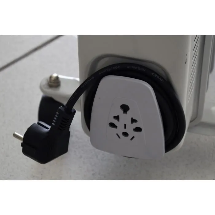 Warm Tech Radiador Eléctrico de Aceite WAR5411074178055 - 2000W, 240V, Hasta 30m3, Color Gris 1