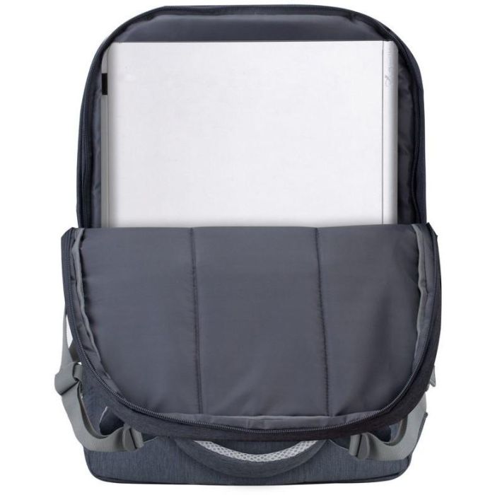 Rivacase 7567 Mochila Portátil 17.3 Pulgadas Prater - Protección Antirrobo, Carga USB, Gris Oscuro 6 Rivacase 7567 Mochila Portátil 17.3 Pulgadas Prater - Protección Antirrobo, Carga USB, Gris Oscuro 6