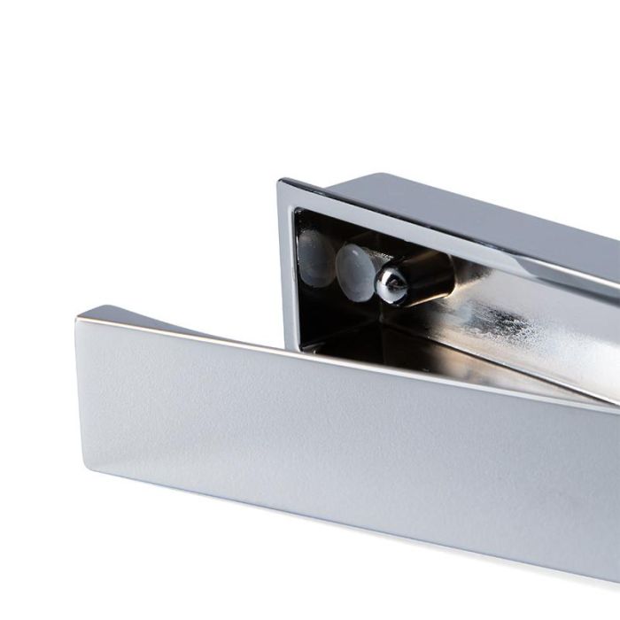 VIEFE Tirador de Embutir Modelo Clos Zamak Blanco Mate Distancia Agujeros 128mm 1