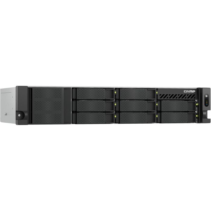 QNAP TS-855eU-8G NAS Rackmount de 8 bahías con Procesador Intel Atom C5125, 8GB RAM y 2x2.5GbE 3