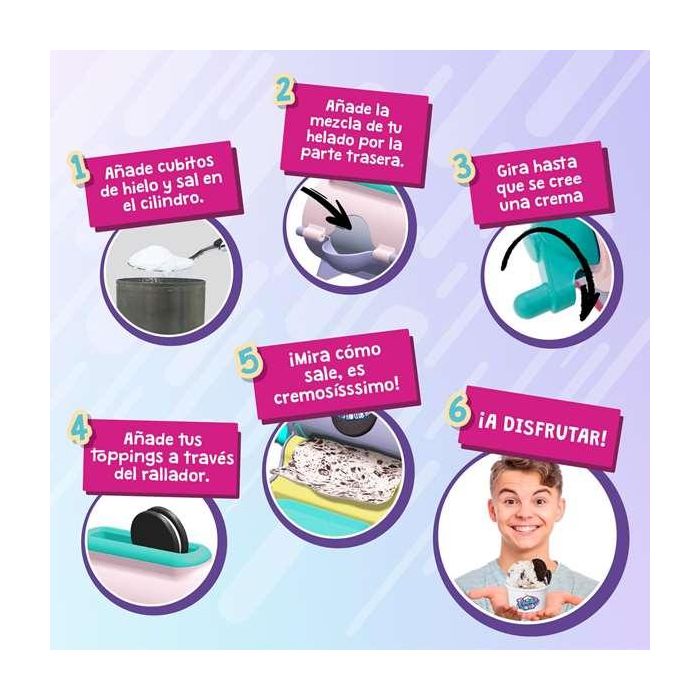 Juego heladississimo personaliza helados. incluye tarrina, cuchara y libro de recetas 17 Juego heladississimo personaliza helados. incluye tarrina, cuchara y libro de recetas 17