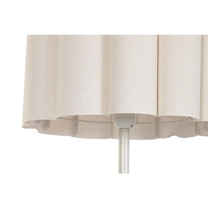 Lampara Pie Urban DKD Home Decor Crudo Blanco 37 x 150 x 37 cm (2 Unidades) 2