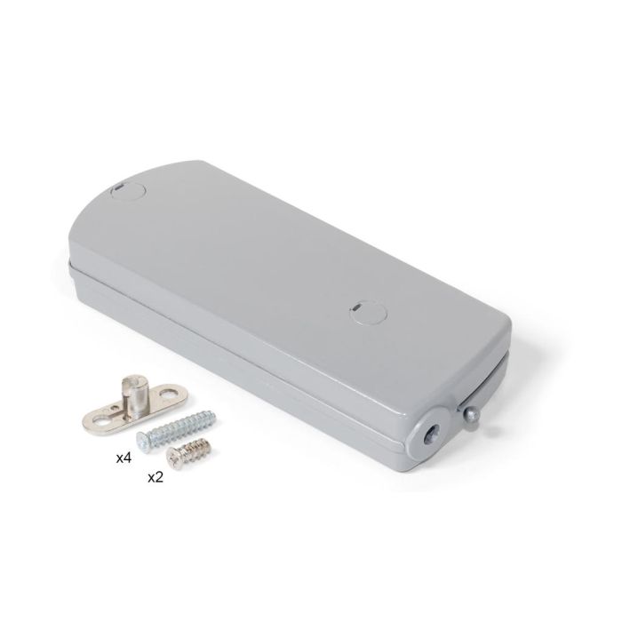 Emuca Mecanismo para puertas abatibles Microwinch, 6kg, Acero y Plástico, Gris 0 Emuca Mecanismo para puertas abatibles Microwinch, 6kg, Acero y Plástico, Gris 0