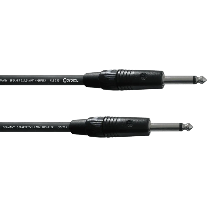 Cordial Cable de Altavoz Jack 10M 0 Cordial Cable de Altavoz Jack 10M 0