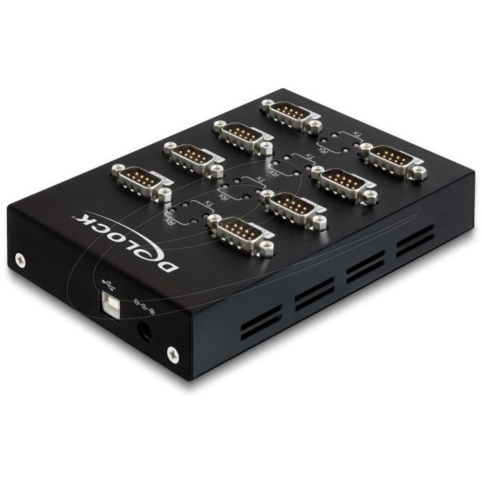 DeLOCK Adaptador USB 2.0 a Serie 8 Puertos RS-232 Industrial 0 DeLOCK Adaptador USB 2.0 a Serie 8 Puertos RS-232 Industrial 0