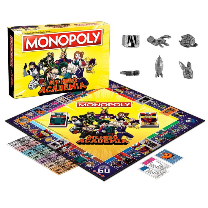Eleven Force Z0493/Wm00826 Monopoly My Hero Academia Juego de Mesa en Español para +8 Años 3