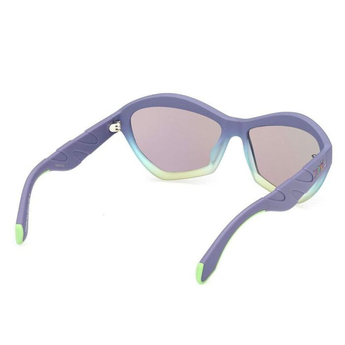 Adidas Sport OR0095 82Z Gafas de Sol para adultos, Gafas de Sol Rectangulares Montura Violeta Mate 4