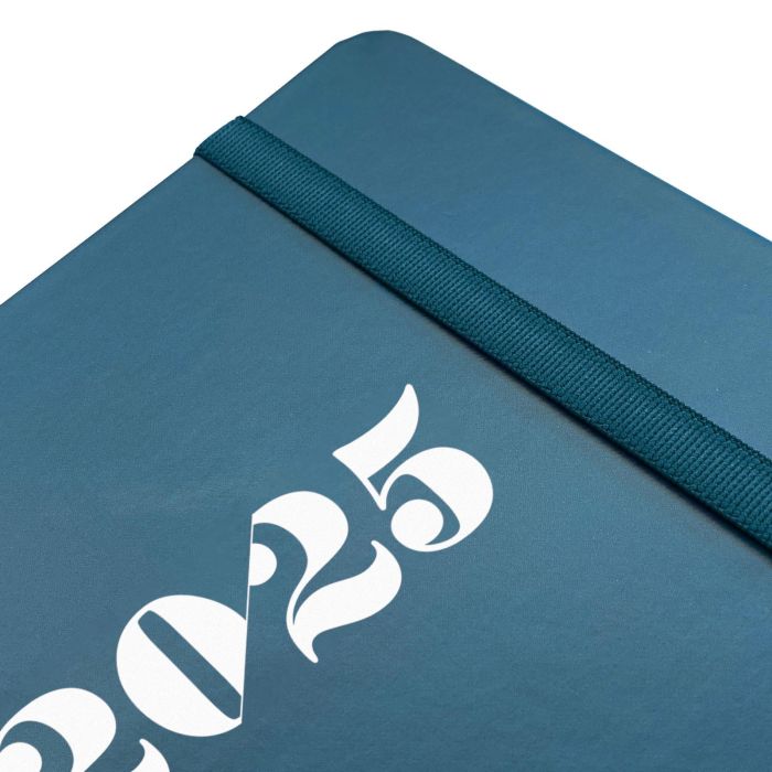 Agenda 2025 Basic My E10 155X212Mm Semana Vista Horizontal Azul Finocam 743501025 5