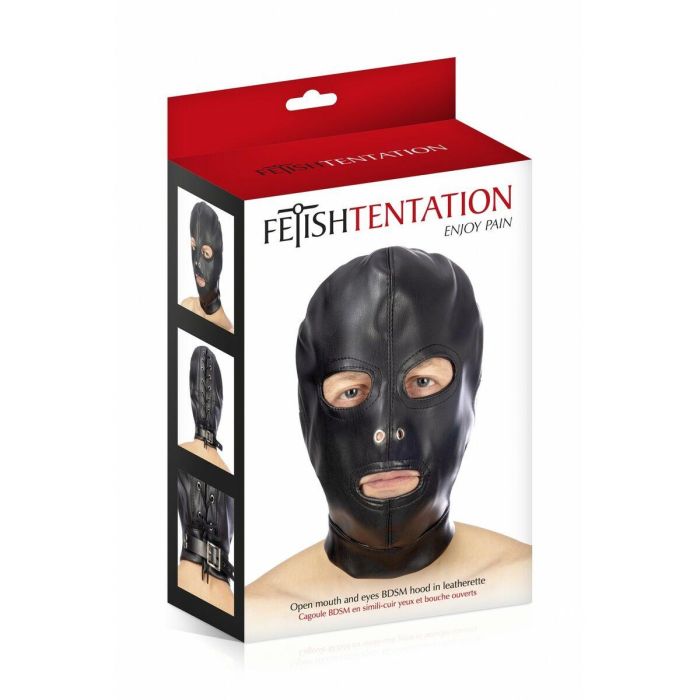 Máscara Fetish Tentation Negro 1 Máscara Fetish Tentation Negro 1
