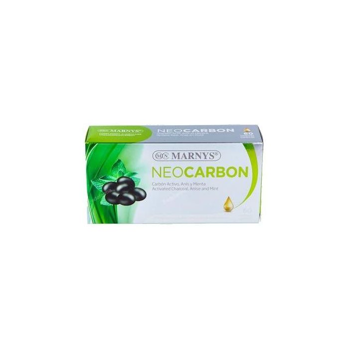 Neo Carbón Activo 60 Perlas con Anís y Menta para Gases Intestinales