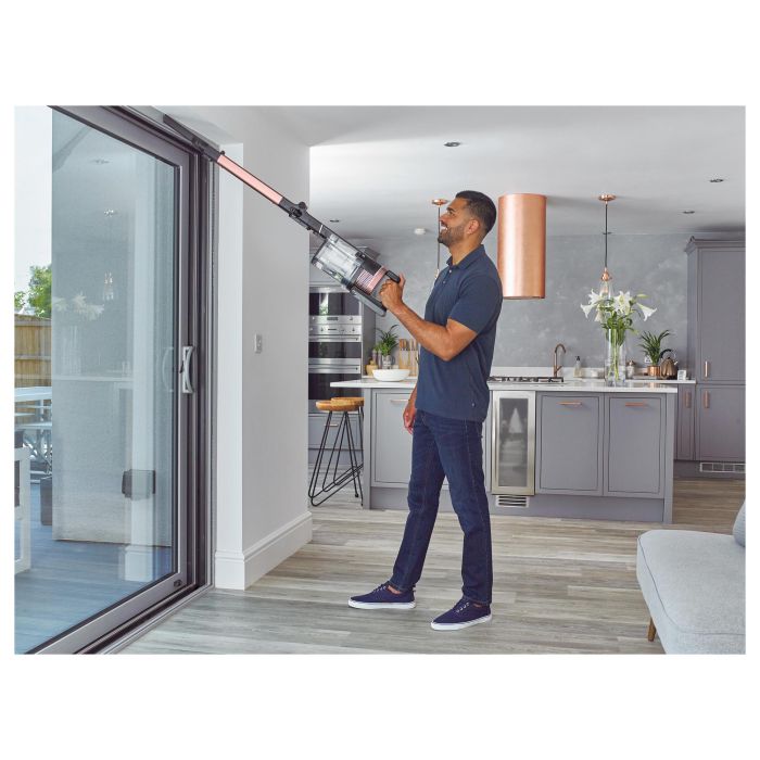 Shark Aspiradora escoba inalámbrica Stratos IZ400EU - Tecnología DuoClean + PowerFins Plus - Iluminación LED