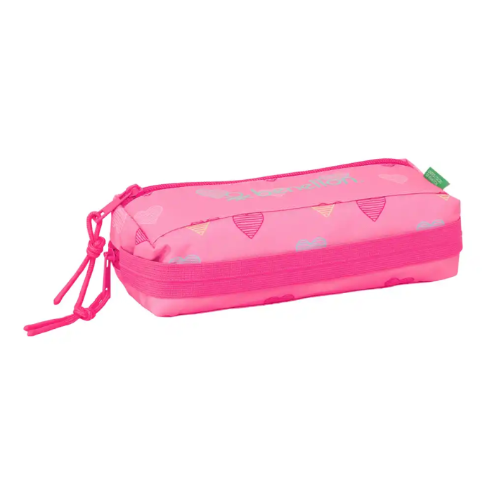 Safta Estuche Portatodo Triple Benetton Heart 85x60x220 mm 3
