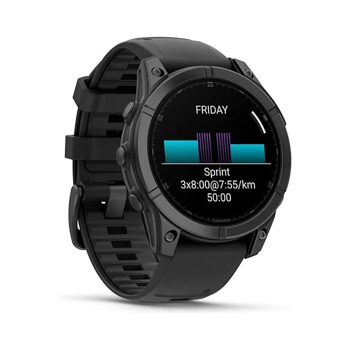 Garmin Reloj Inteligente Fenix E (47mm) Negro / Gris Pizarra AMOLED Pantalla Táctil GPS Resistente al Agua 1